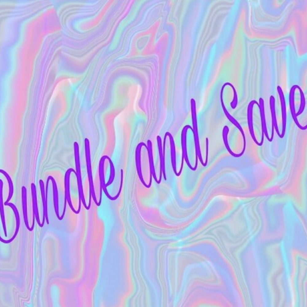 Bundle for discounts on shipping and price!
